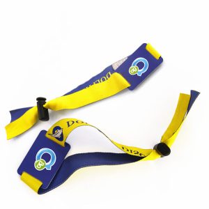 Professional Stain Soft Woven Bracelet U-ltralight EV1 nfc ticket wristband with QR code