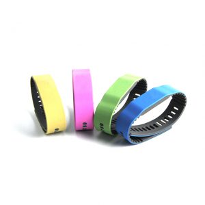 Newest RFID Silicone wristband Ultralight-C NFC bracelet for school payment