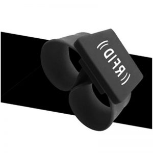 UHF H3 and MF Classic 1k Dual frequency rfid silicone wristband ceramic tag bracelet with long range distance for marathon
