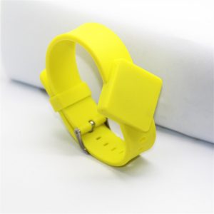 NFC Programmable Bracelet MF Plus SE Chip silicone rfid wristband for events entrance