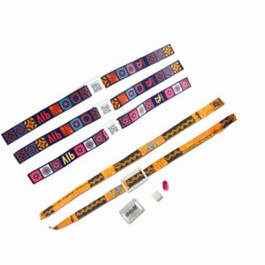 Topaz 512 NFC festival wristband woven payment Bracelet