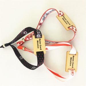 MF Plus S/X SE chip wooden tag bracelet with customized size for events