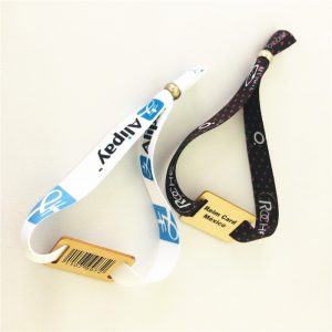 UID re-write EM4305 wooden tag bracelet ID woven wristband