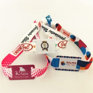 Hot sale Tk4100 ID Bracelet cloth woven festival wristband