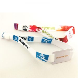 Hot sale Tk4100 ID Bracelet cloth woven festival wristband