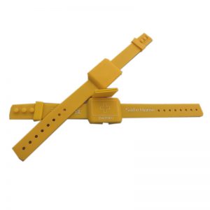 NFC SIM Card silicone wristband F08 drawer bracelet insert paper message or coin chip tag for hospital