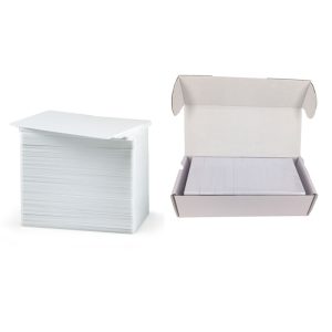 inkjet printing cr80 blank pvc card with T5577 chip for access control