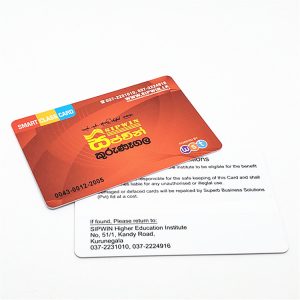 Long Range Distance UHF RFID Card With M4E Chip For Asset Management