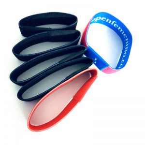 Reusable Stretch Band RFID Elastic Wristband With I-code Sli S Chip