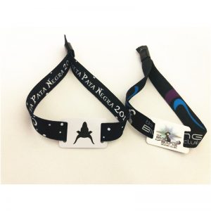 NTAG 213 Smart Fabric bracelet, 180bytes RFID Woven NFC Wristband For Access control