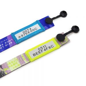NFC Fabric Bracelet With S70 Chip For Festival Event E-tickets