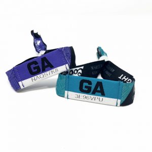 NFC Fabric Bracelet With S70 Chip For Festival Event E-tickets