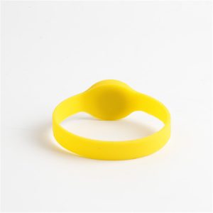 Passive RFID Silicone Rubber Wristband With MF Classic 4k Chip