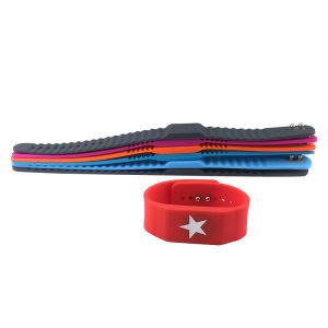 Popular unique design RFID Silicone wristband with 888bytes Ntag216 chip for access control system