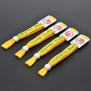 Waterproof 13.56mhz MF Ultralight C Nylon Bracelet Elastic Festival Event Wristband