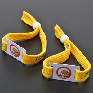Waterproof 13.56mhz MF Ultralight C Nylon Bracelet Elastic Festival Event Wristband