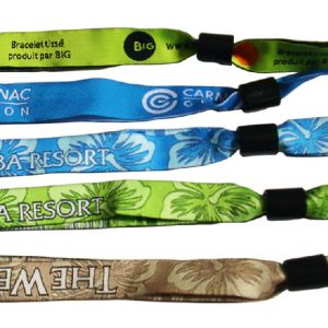 Party Custom Fabric Wristbands Festival Cloth Entrance Bracelet Ticket Event Satin Wristband For Concert