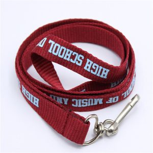 Wholesale Custom Sublimation Printed ID Card Badge Holder Polyester Lanyard Keychain Lanyards with Logo Custom