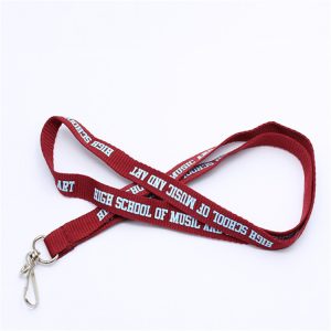Wholesale Custom Sublimation Printed ID Card Badge Holder Polyester Lanyard Keychain Lanyards with Logo Custom