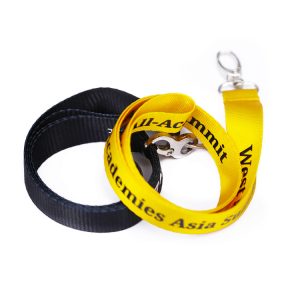 Customize Logo Polyester Breakaway Neck Lanyard With Id Card Holder