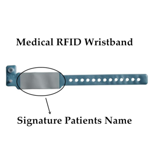 RFID Patient Id Medical Wristband