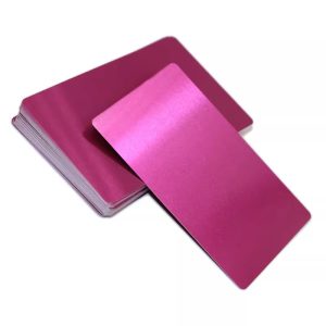 Gift Souvenir Aluminum Blank Laser Cards