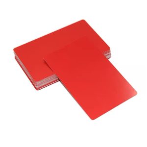 Laser Engrave Material Aluminum Cards