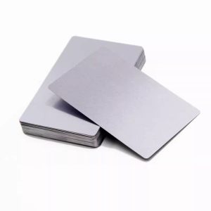 Gift Souvenir Aluminum Blank Laser Cards