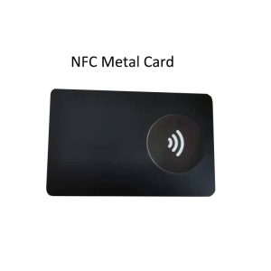 Ntag213 Metal Black Business Card