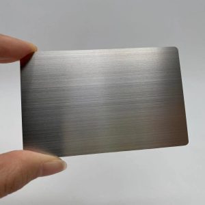 Plating Silver Mirror Metal Business Card