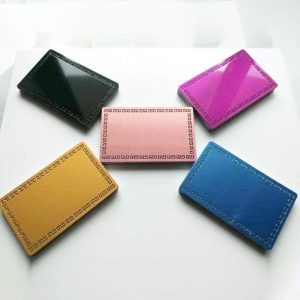 Anodized Aluminum Laser Cards With Cut Out