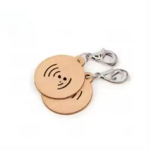 NFC N-TAG215 Wooden KeyChain