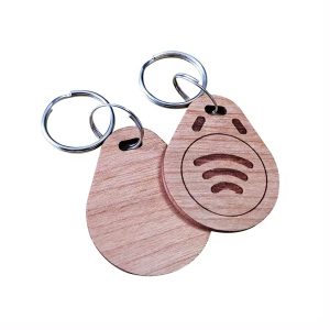NFC Fudan F08 M1 Wooden KeyFob