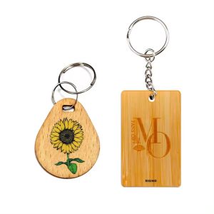 Beech Wood Classic 1k S50 NFC KeyFob