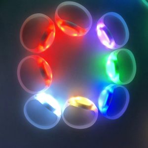 Music Festival LED Wristbands Controlled LED Light Bracelets