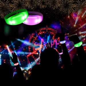 Remote DMX Controlled LED Flashing Bracelet