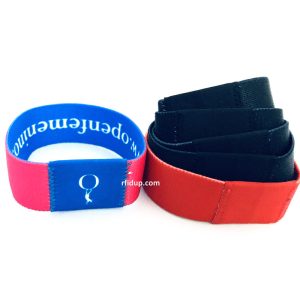 Elastic Reusable NFC TAG213 Stretch Wristband