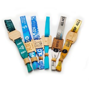 bamboo wood n-tag213 nfc wristband