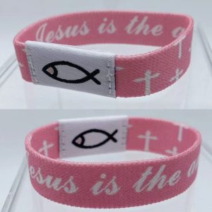 RFID Daily Bible Woven Elastic Wristband