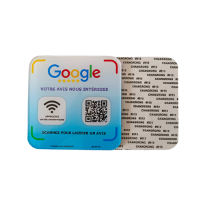 NFC acrylic card for menu order
