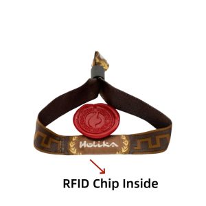 Festival event fabric bracelets with nfc chip inside